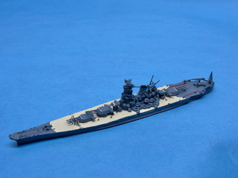 Battleship "Musashi" painted decks (1 p.) J 1944 Neptun N 1200S